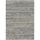 Textured area rug with a neutral color palette on a white background