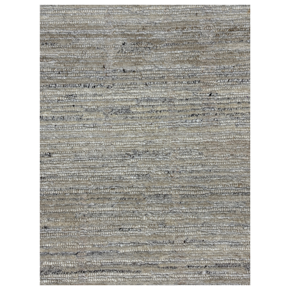 Textured gray rug on a white background