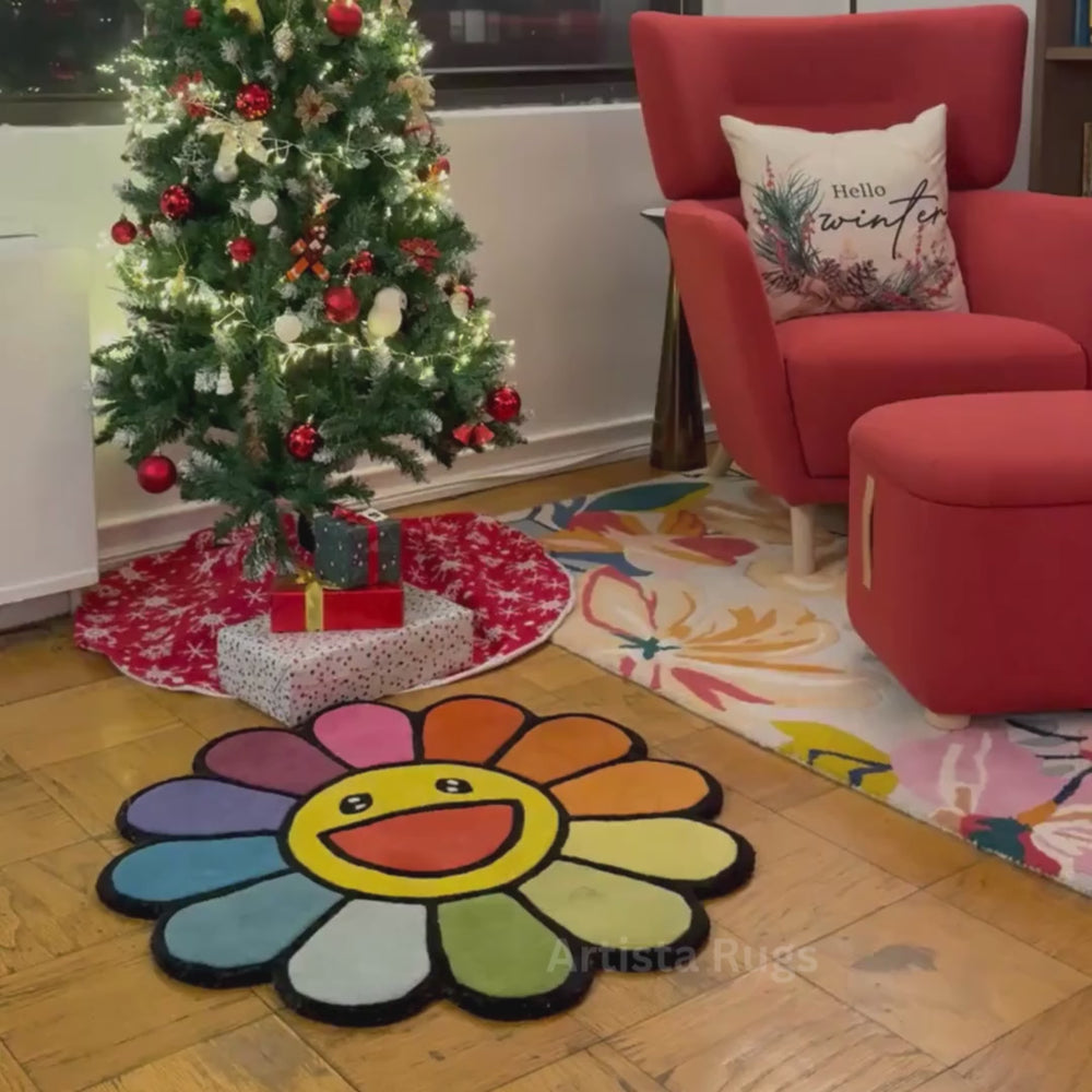 Murakami Sunflower Rug by Artista Rugs