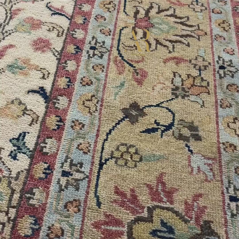 Ivory Garden Tabriz Rug